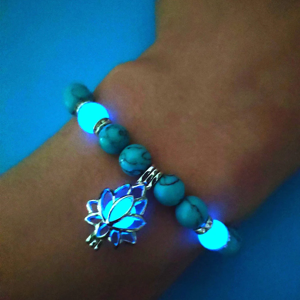 Coordinates Bracelet - Natuursteen armband yoga genezing lichtgevende glow