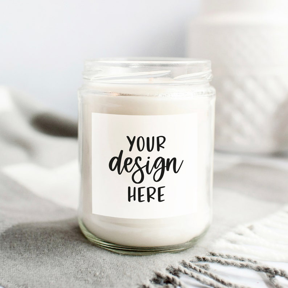 Personalised Candle Label - 30 stuks - 50 mm op