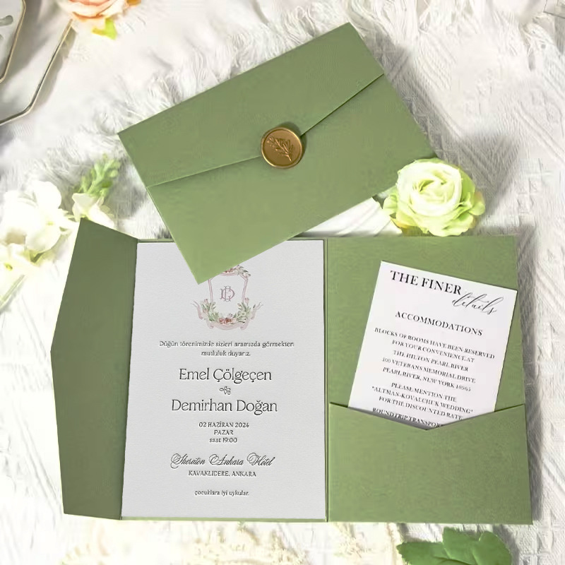 10 stks/partij Tri-fold Envelo - Wax Seal Letter Kit recensie en prijs