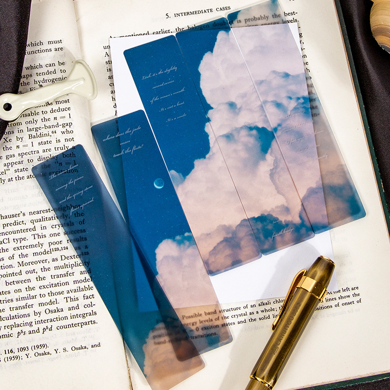 5PCS Space Roaming Matte PET-b - Dried Flower Bookmark recensie en prijs