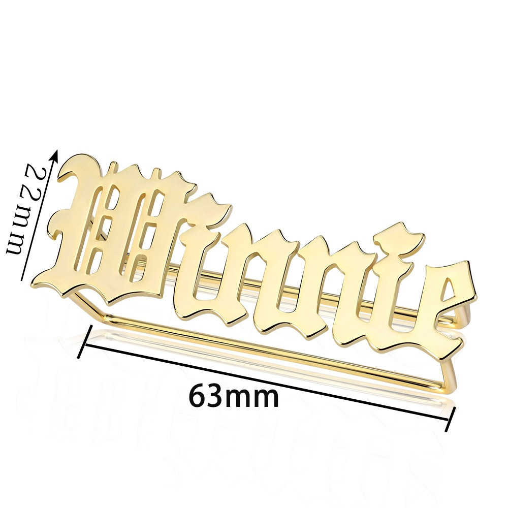 Aangepaste naamring voor manne - Initial Ring Custom recensie en prijs
