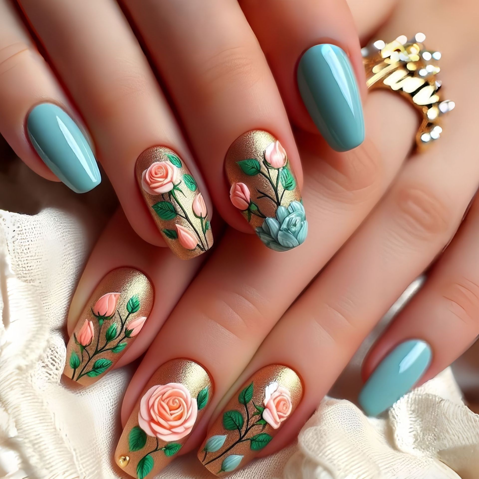 Medium nepnagels voor dames me - Pressed Flower Art recensie en prijs